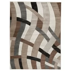 Jacinth Brown Medium Rug Signature Design By Ashley Contemporary Area Rugs Jacinth Brown Medium Rug