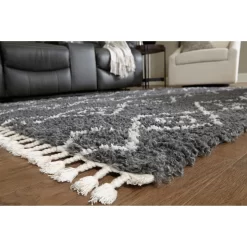 Maysel Gray/Cream Large Rug Signature Design By Ashley Casual Area Rugs Maysel Gray/Cream Large Rug -Carpet And Flooring Stores vintage20casual20area20rugs r404612 b5 1