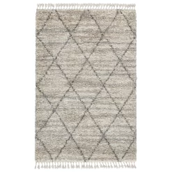 Abdalah Gray/Cream Medium Rug Signature Design By Ashley Casual Area Rugs Abdalah Gray/Cream Medium Rug